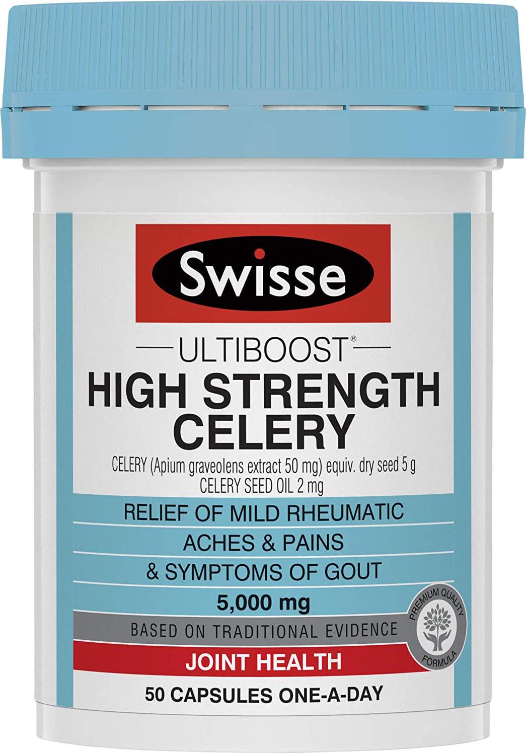 Swisse Ultiboost High Strength Celery, 50 Capsules
