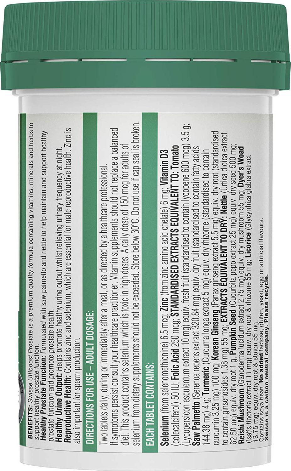 Swisse Ultiboost Prostate 50 Tablets