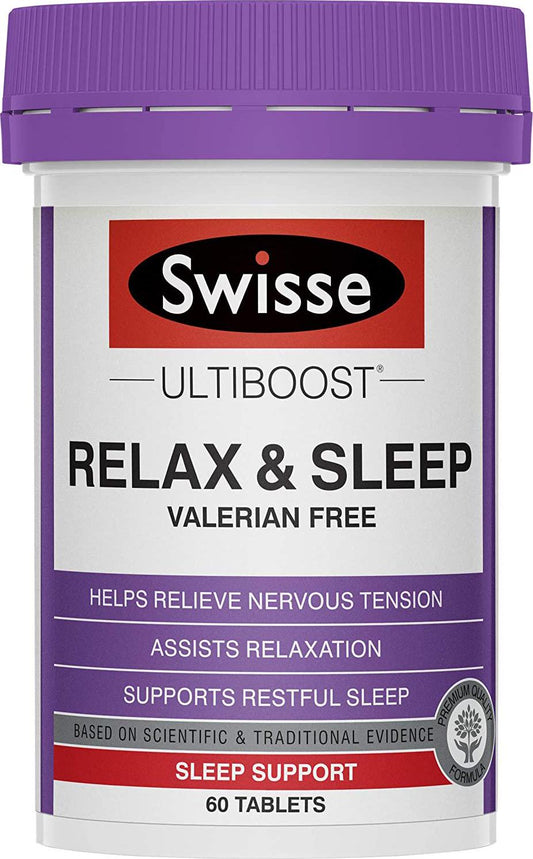 Swisse Ultiboost Relax and Sleep 60 Tablets