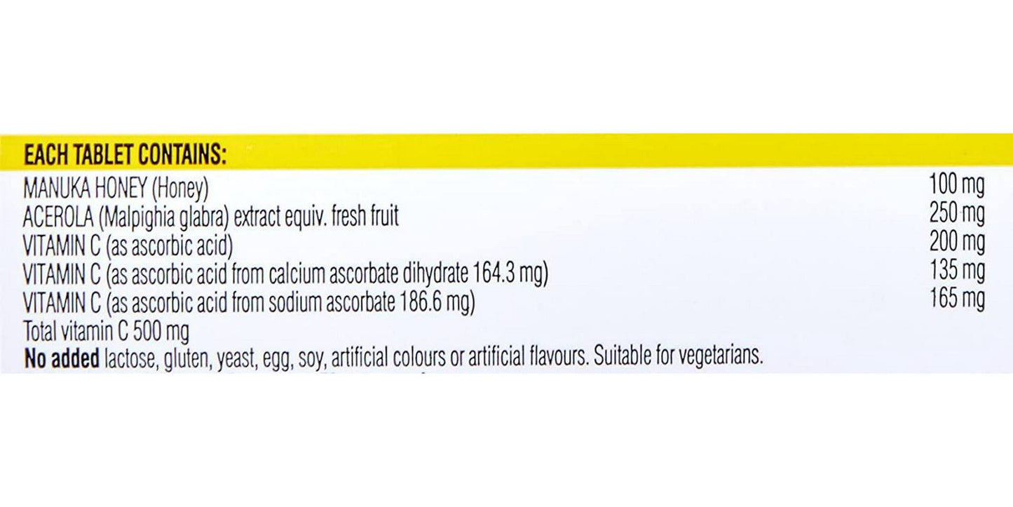 Swisse Ultiboost Vitamin C + Manuka Honey 120 Tablets