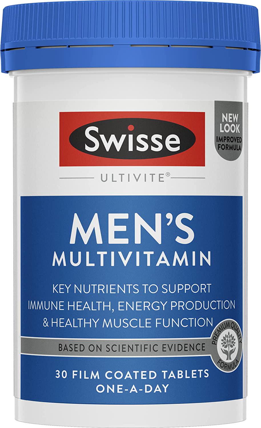 Swisse Ultivite Men's Multivitamin, 30 Tablets