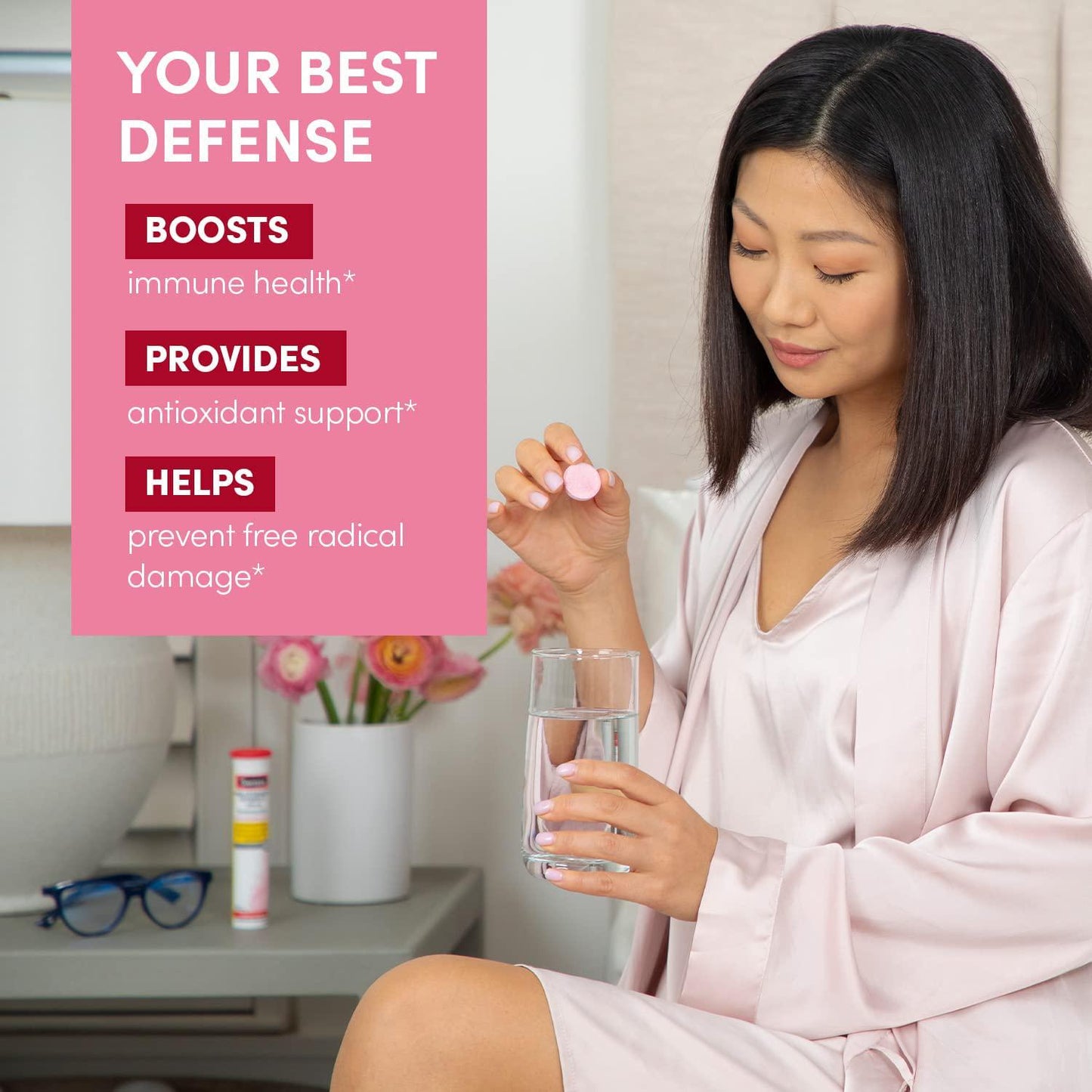 Swisse Vitamin C 1000mg - Vitamin C Tablets Dissolve in Water, Vitamin C Supplement Vitamin C Effervescent Tablets, Effervescent Vitamin C Immune Support Supplement, Emergency Drink Support - 60 tabs