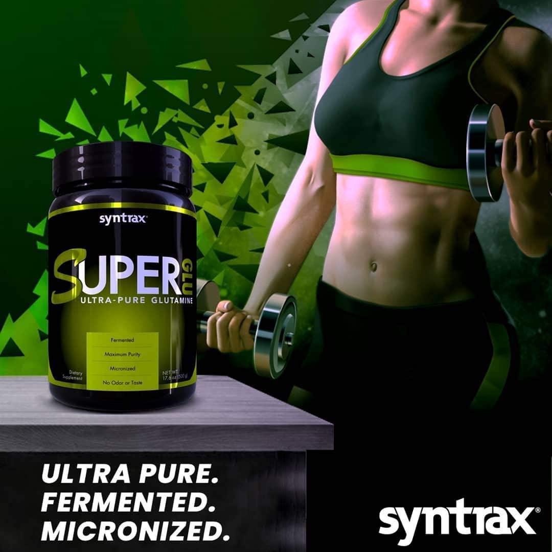 SynTrax Glu FM Ultra-Pure Glutamine, Fermented Micronized , 1.10 lbs (500 g)