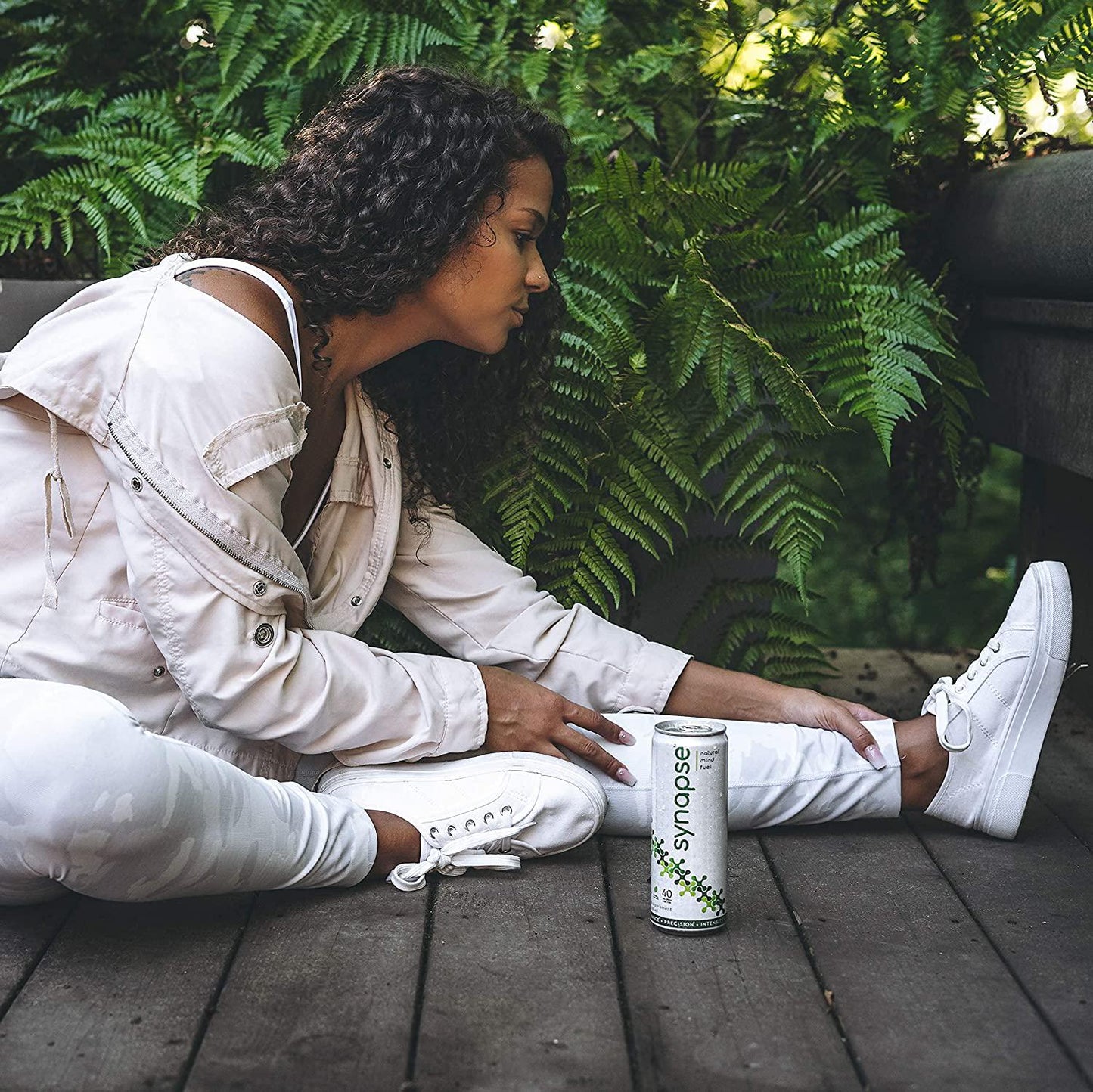 Synapse Natural Nootropic Energy Drink - Caffeine Free, Low Calorie, Plant Based - Focus, Memory, Mental Performance - 12 fl oz (12 Pack)