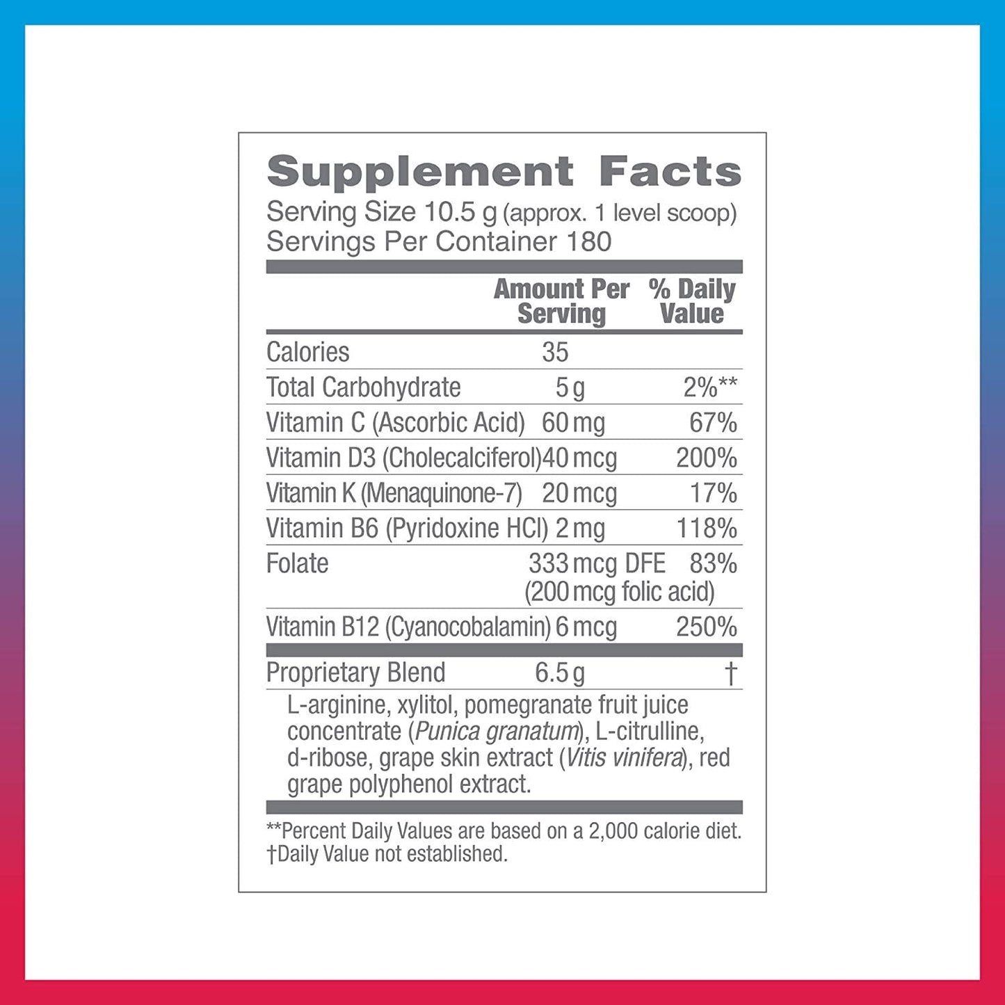 Synergy ProArgi-9 Plus L-Arginine Complexer Dietary Supplement - Mixed Berry Jumbo - 66.7 Oz