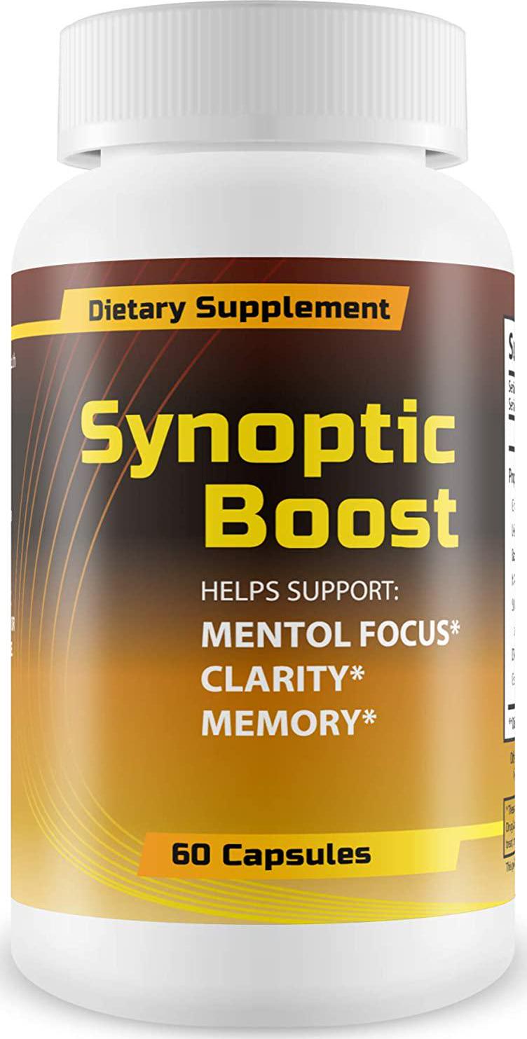Synoptic Boost - Helps Support: Mental Focus, Clarity, Memory and Natural Energy Levels (30 Capsules)
