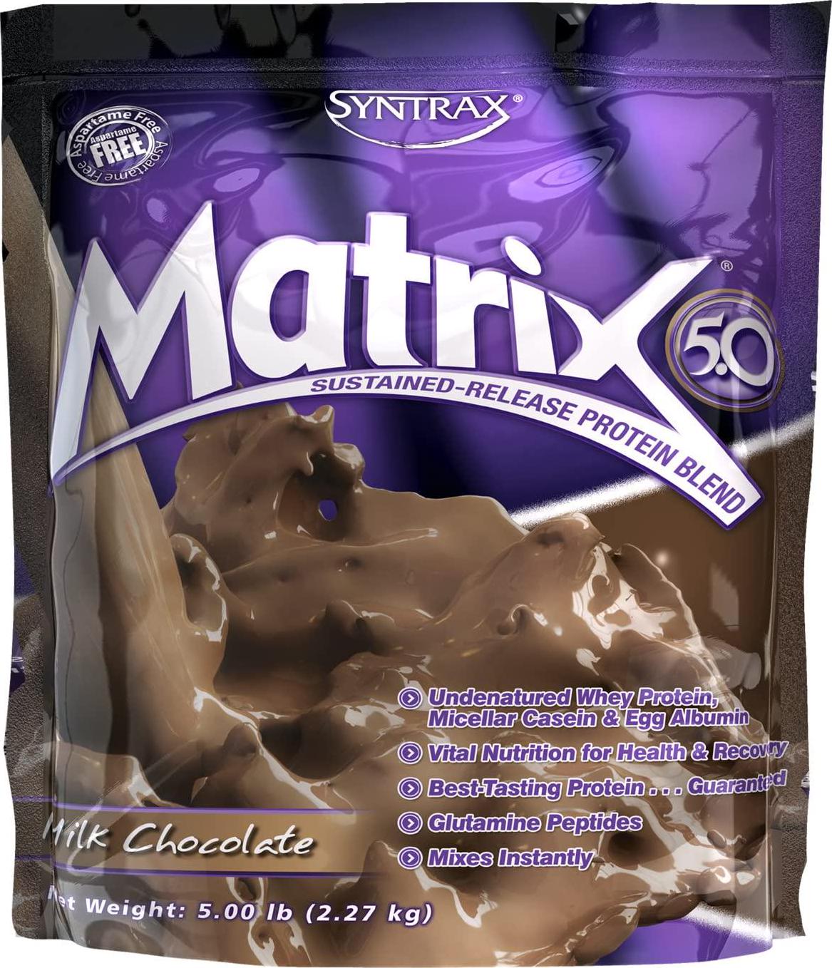 Syntrax Matrix 5, Milk Chocolate Powder, 5 Pounds