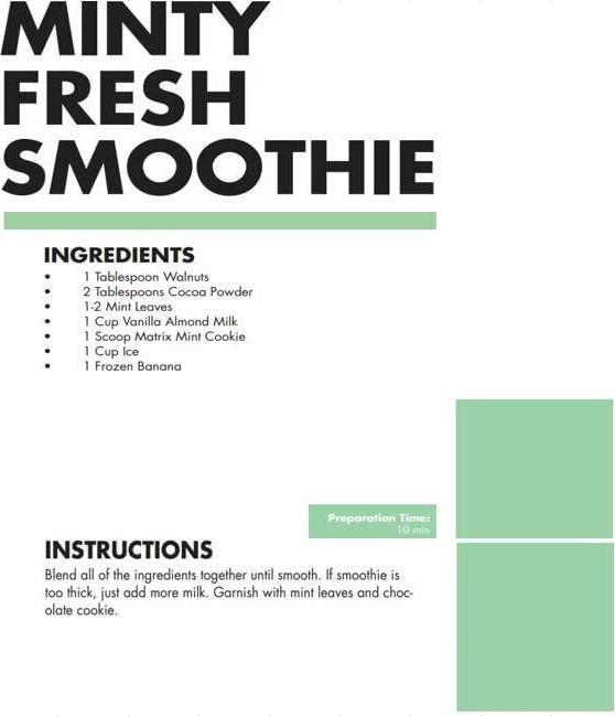 Syntrax Matrix, Native Grass-Fed, Undenatured Whey Protein, Micellar Casein and Egg Albumin with Glutamine Peptides, Smooth Creamy Flavor, Mint Cookie 2lb, Light Brown with Specks, (SM2MT)