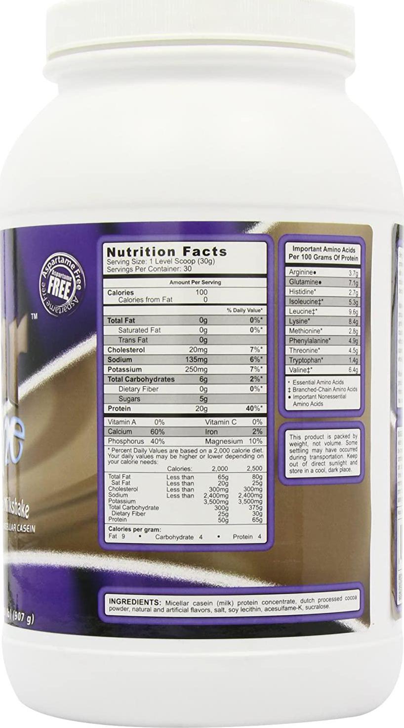 Syntrax Micellar Creme 907 g Chocolate Milkshake Casein Protein Shake Powder