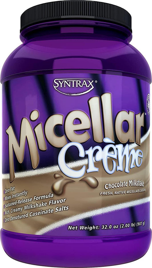 Syntrax Micellar Creme 907 g Chocolate Milkshake Casein Protein Shake Powder