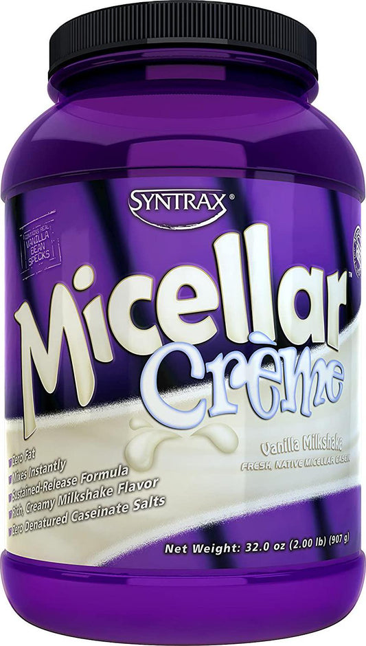 Syntrax Micellar Creme, Vanilla Milkshake Powder, 2.02-Pound