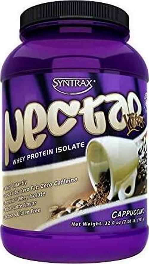 Syntrax - Nectar Lattes Whey Protein Isolate Powder Cappuccino - 32 oz.