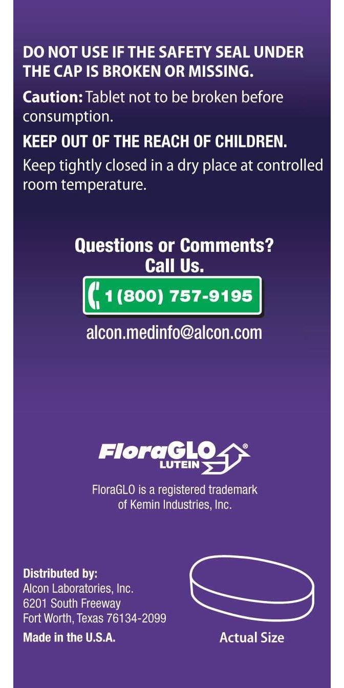 Systane ICaps Eye Vitamin and Mineral Supplement, Multivitamin Formula, 100 Coated Tablets (Packaging may vary)