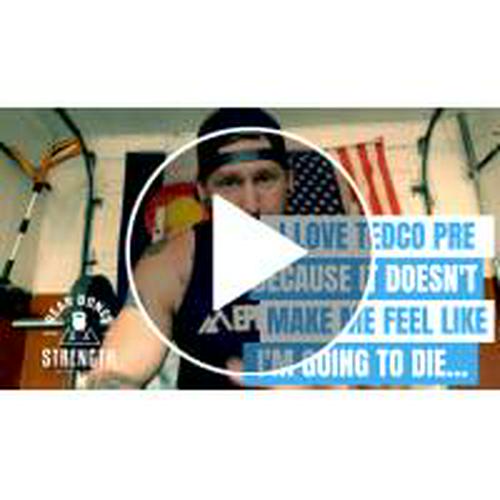 TEDCo Pre Workout - Natural Preworkout for Men - Energy - Strength - Muscle - Focus - Endurance - BCAA's - Creatine (Citrus)