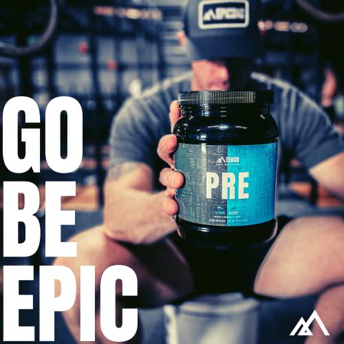 TEDCo Pre Workout - Natural Preworkout for Men - Energy - Strength - Muscle - Focus - Endurance - BCAA's - Creatine (Citrus)