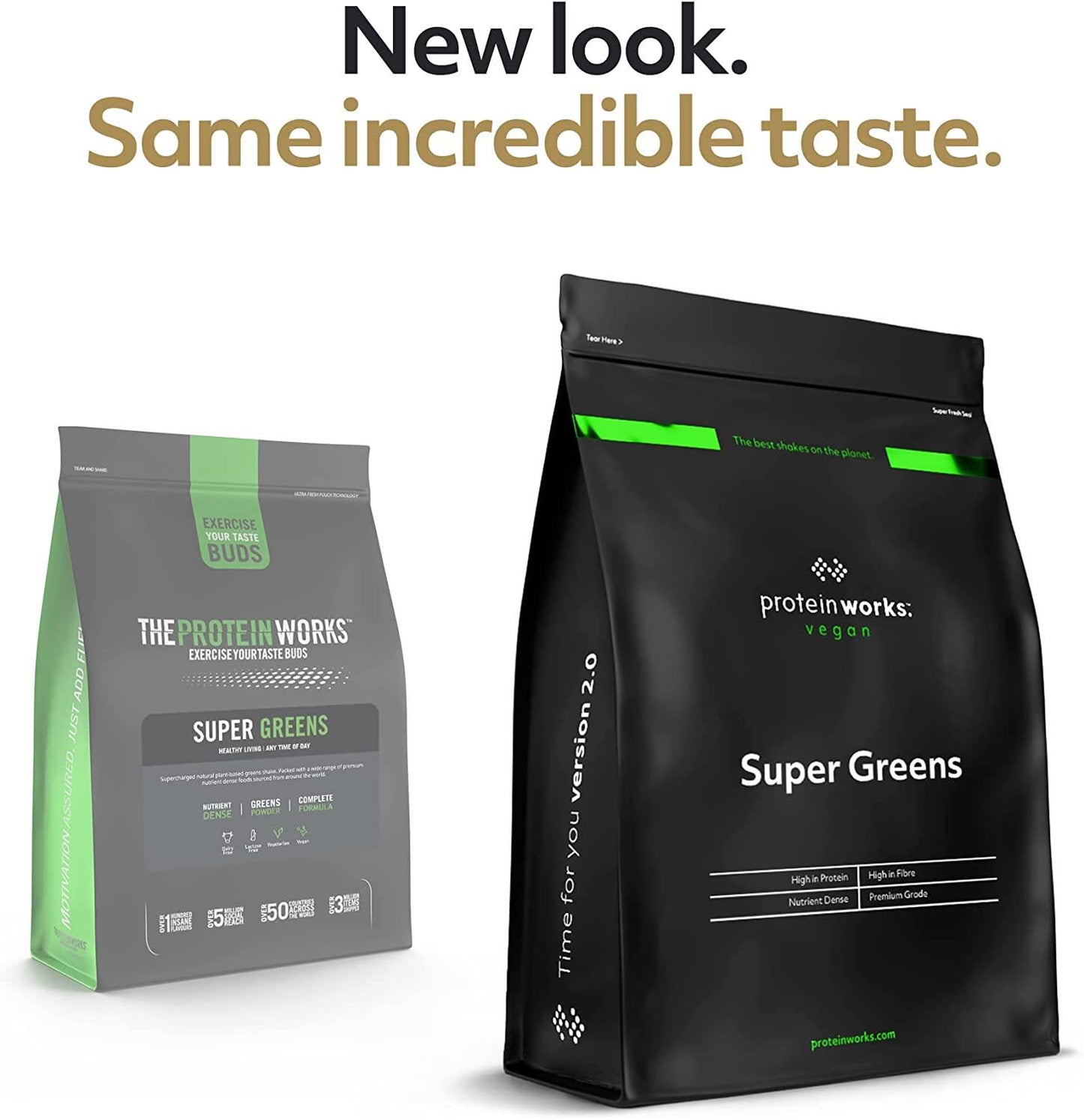 THE PROTEIN WORKS Super Greens Powder | Nutrient Dense Detox Shake | Supports Immune System | 100 Percent Vegan | Pomegranate and Cranberry | 500 g