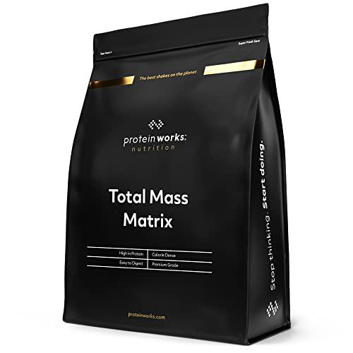 THE PROTEIN WORKS Total Mass Matrix | Mass Gainer | Calorie Dense Weight Gainer | Protein Powder | Chocolate Silk | 2 Kg