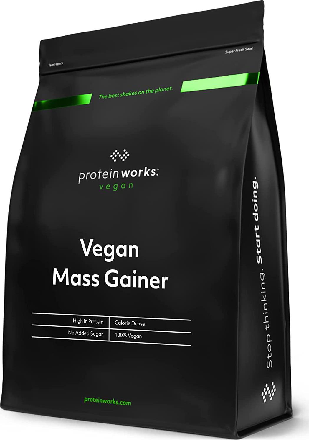 THE PROTEIN WORKS Vegan Mass Gainer | 100% Plant Based | High Calorie Protein Powder | Weight Gainer | Vanilla Crème | 2 kg