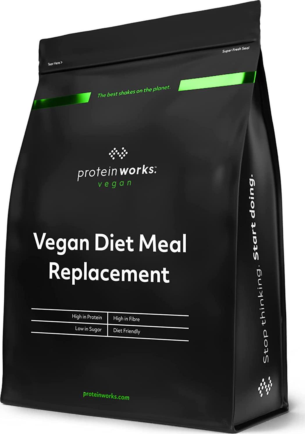 THE PROTEIN WORKS Vegan Meal Replacement Shake | 100% Plant Based | Immunity Boosting Vitamins | Affordable, Healthy and Quick | Vanilla Crème | 500 g