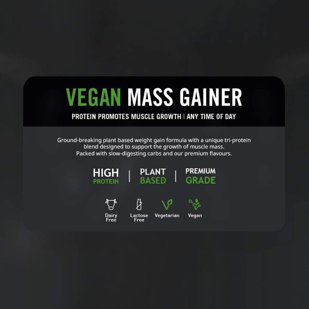 THE PROTEIN WORKS Vegan Mass Gainer | 100% Plant Based | High Calorie Protein Powder | Weight Gainer | Vanilla Crème | 2 kg