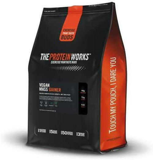 THE PROTEIN WORKS Vegan Mass Gainer | 100% Plant Based | High Calorie Protein Powder | Weight Gainer | Vanilla Crème | 2 kg