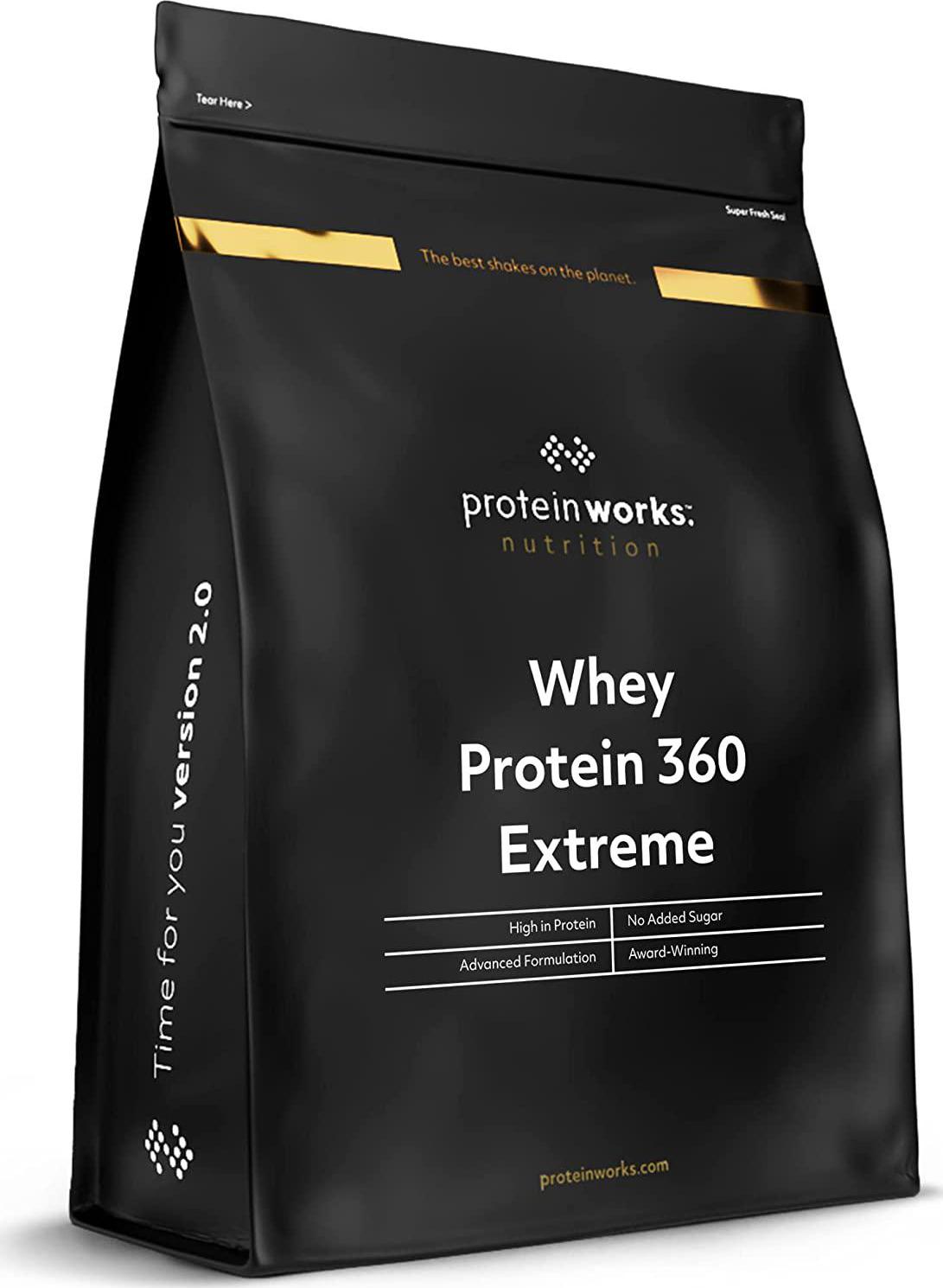 THE PROTEIN WORKS Whey Protein 360 Extreme Protein Powder | High Protein Shake | With Glutamine, Vitamins and Minerals | Protein Blend | French Vanilla | 2.4 kg