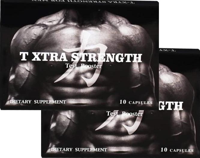 T Xtra, Blue Edition Natural Energy Supplement, 2-Pack (20Capsules)