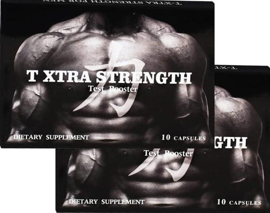 T Xtra, Blue Edition Natural Energy Supplement, 2-Pack (20Capsules)