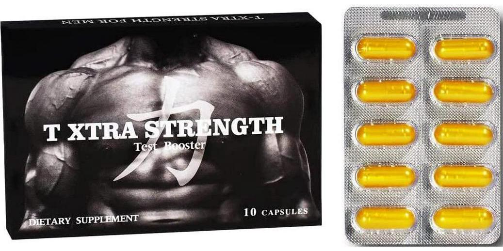 T Xtra, Gold Edition Natural Energy Supplement, 1-Pack 10 Capsules