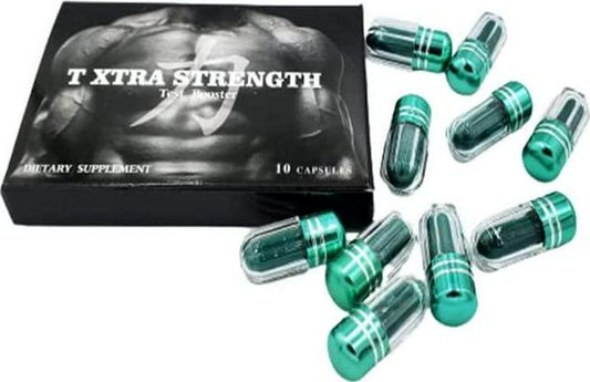T Xtra, Green Edition Natural Energy Supplement, 1-Pack 10 Capsules
