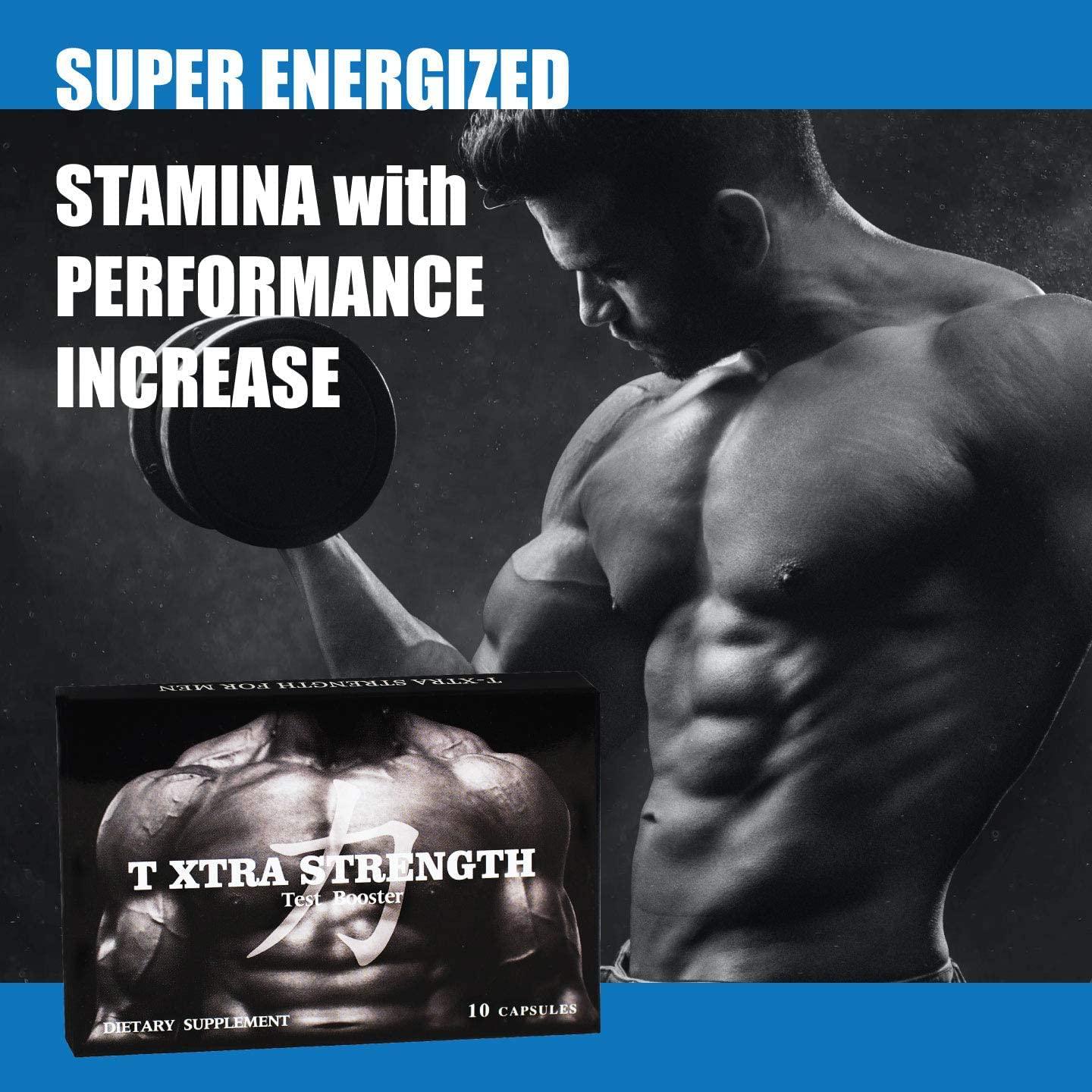 T Xtra, RED Edition Natural Energy Supplement, 1-Pack 10 Capsules