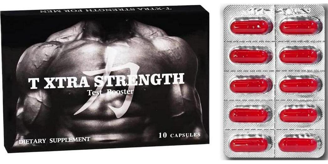 T Xtra, RED Edition Natural Energy Supplement, 1-Pack 10 Capsules