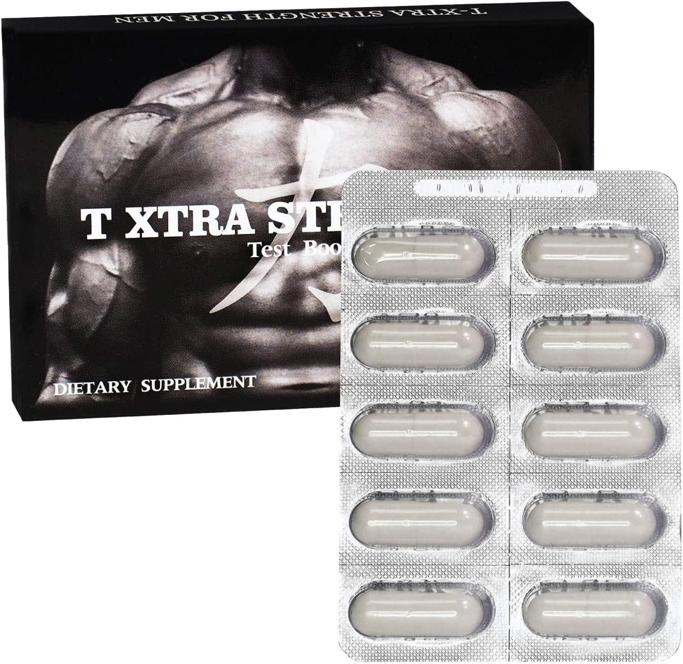T Xtra, White Edition Natural Energy Supplement, 1-Pack 10 Capsules