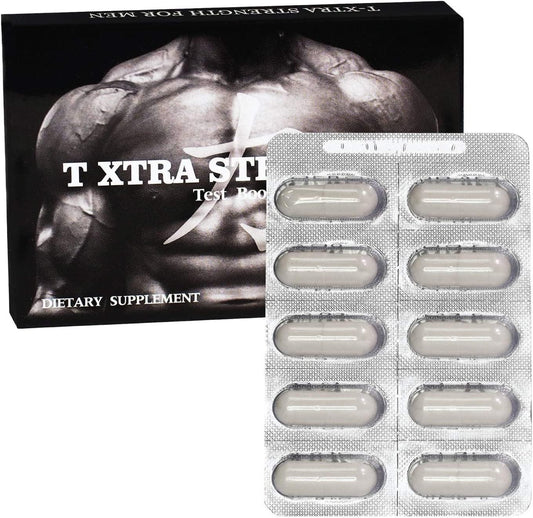 T Xtra, White Edition Natural Energy Supplement, 1-Pack 10 Capsules