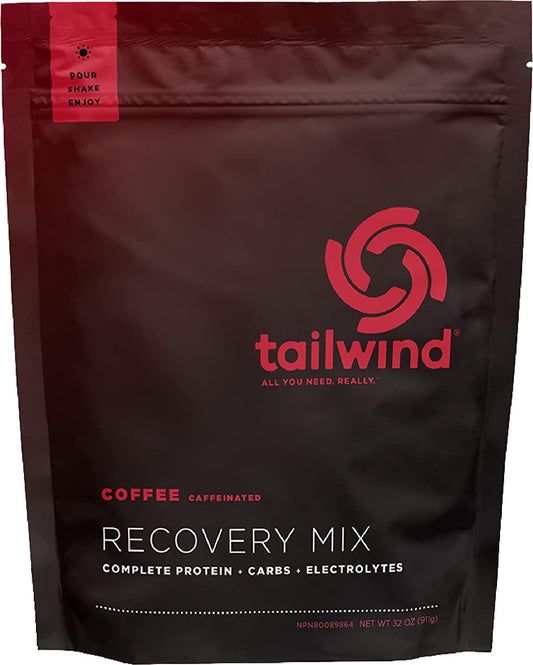 Tailwind Nutrition Rebuild Recovery Drink Mix, Complete Protein with Electrolytes and Carbohydrates, Free of Gluten, Soy, and Dairy, Vegan, 15 Servings, Coffee