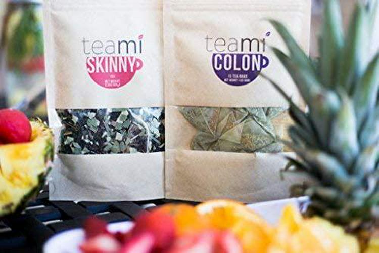 TeamiÂ 30-Day Detox Tea Starter Pack: All-Natural Teatox Kit with Teami Skinny and Teami Colon Cleanse Loose Leaf Herbal Teas (w/Pink Infuser)