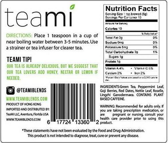 Teami Profit Loose Leaf Tea - 13 Servings