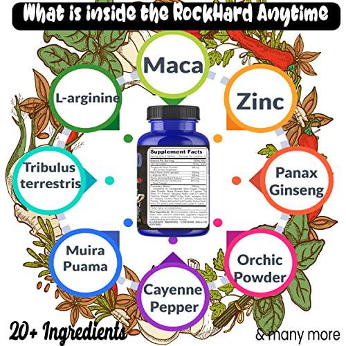 Testosterone Booster for Men Vitamins Natural Energy, Strength and Stamina (1 Bottle) 60 Pills