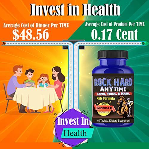 Testosterone Booster for Men Vitamins Natural Energy, Strength and Stamina (1 Bottle) 60 Pills