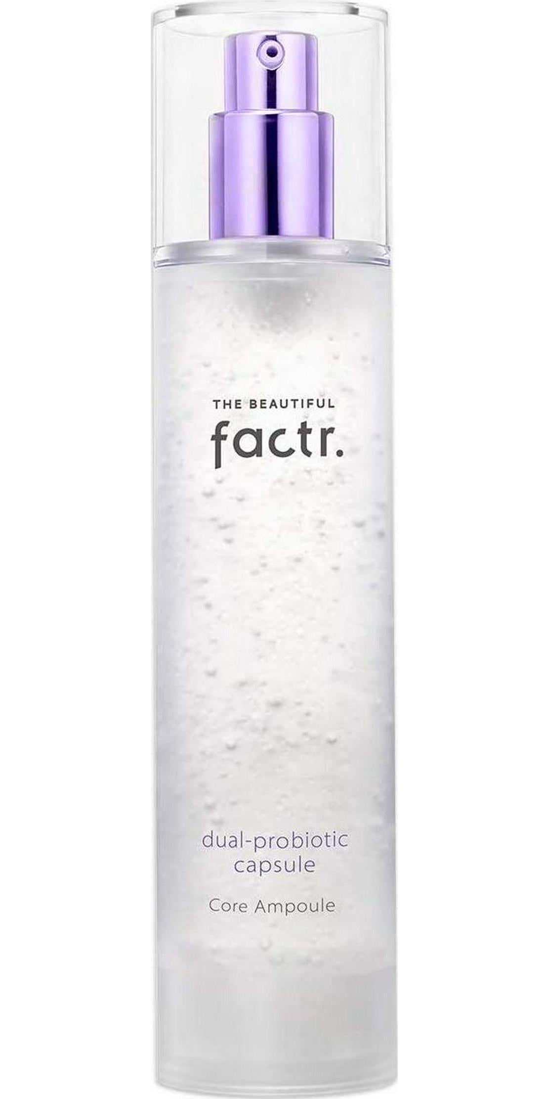 The Beautiful Factr. Dual Probiotic Capsule Core Ampoule with Skin Probiotic Formula | Korean Beauty | 100ml