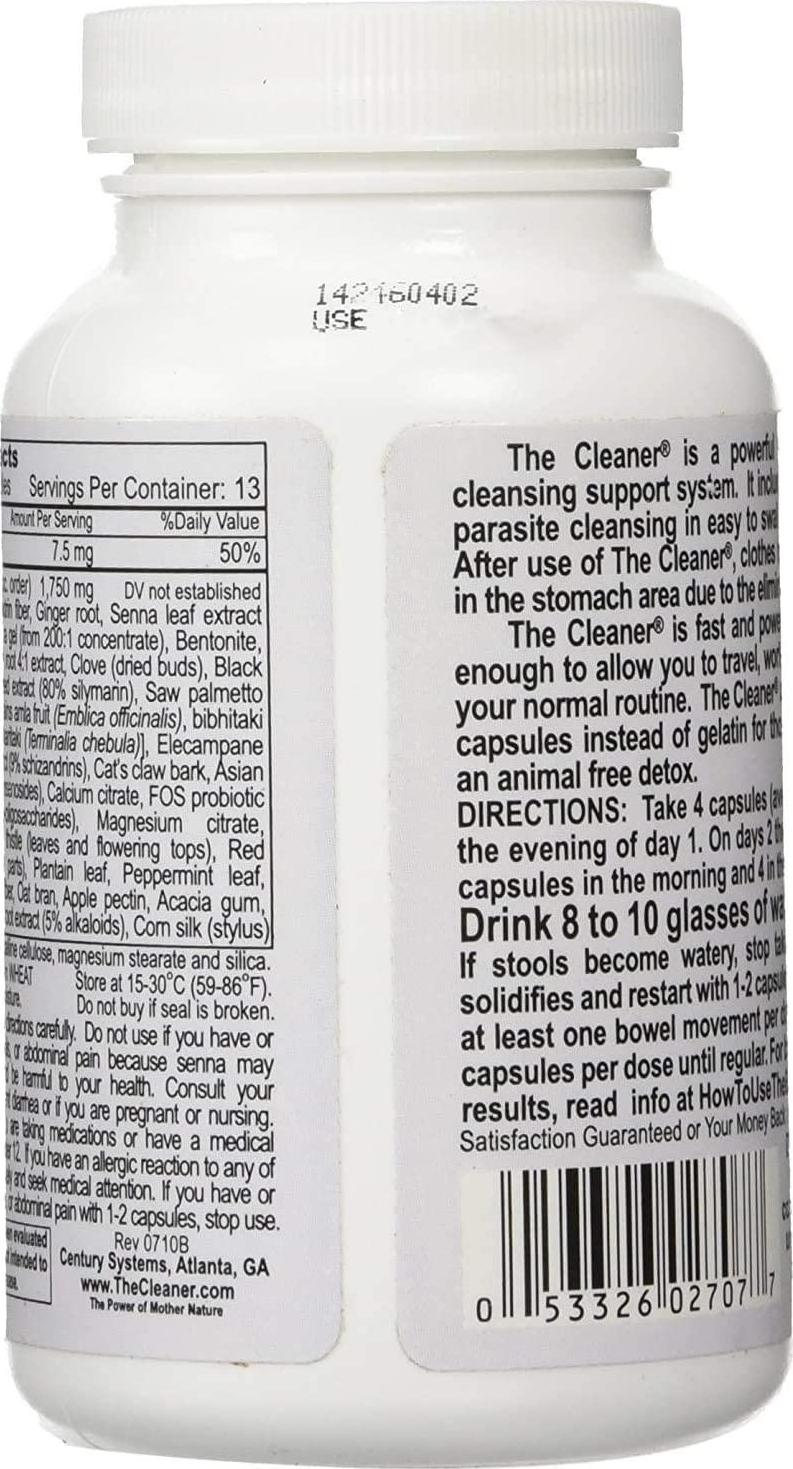 The Cleaner 7Day Men&#039;s Formula Ultimate Body Detox (52 Capsules)