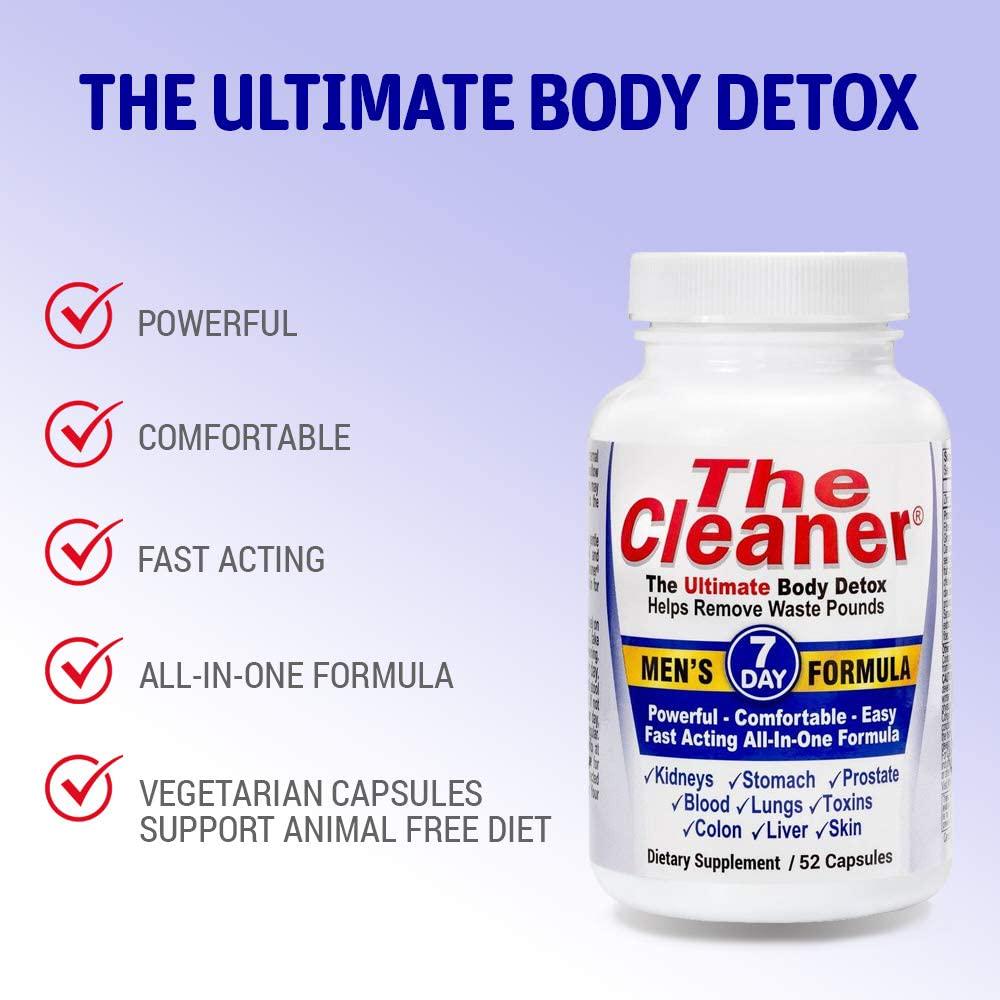 The Cleaner 7Day Men&#039;s Formula Ultimate Body Detox (52 Capsules)