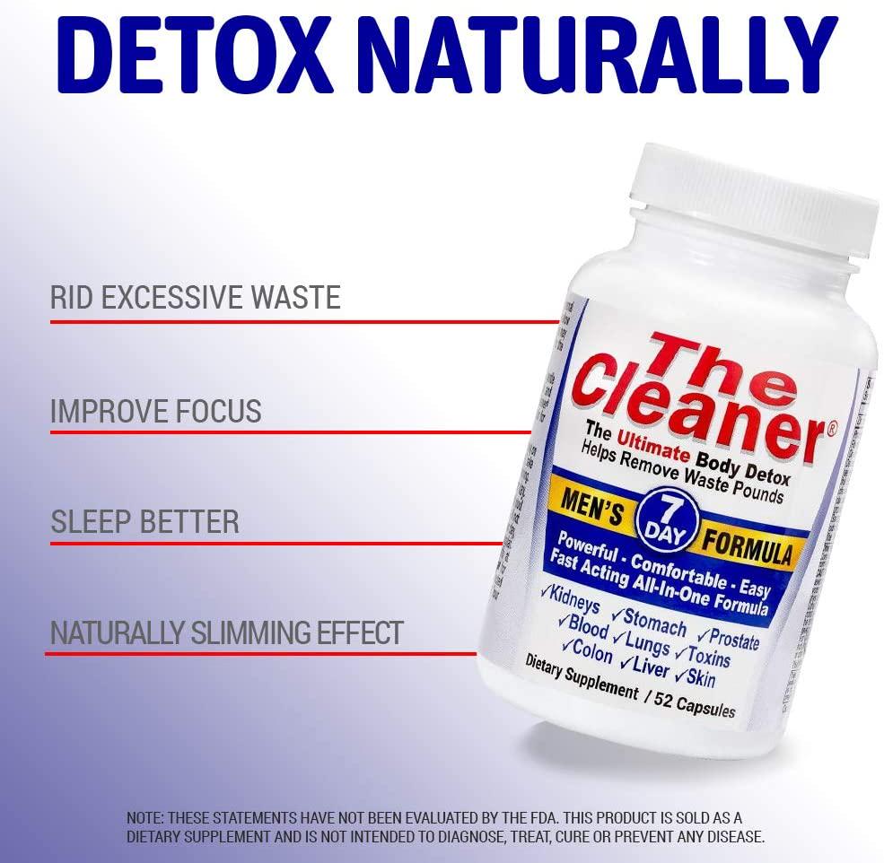 The Cleaner 7Day Men&#039;s Formula Ultimate Body Detox (52 Capsules)