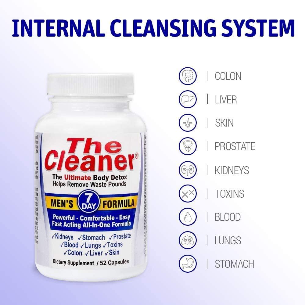 The Cleaner 7Day Women's and Men's Formula Ultimate Body Detox (52 Capsules Each) Cleansers for Detox Body Weight Loss