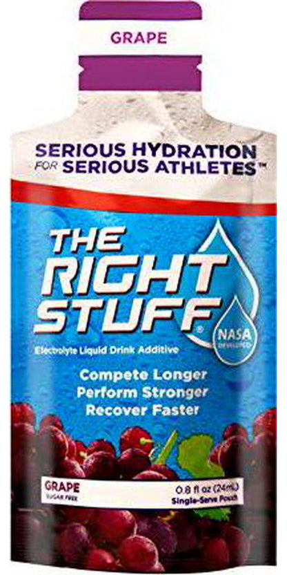 The Right Stuff Electrolyte Drink additive Std - Retail 10-Pouch Box - Grape