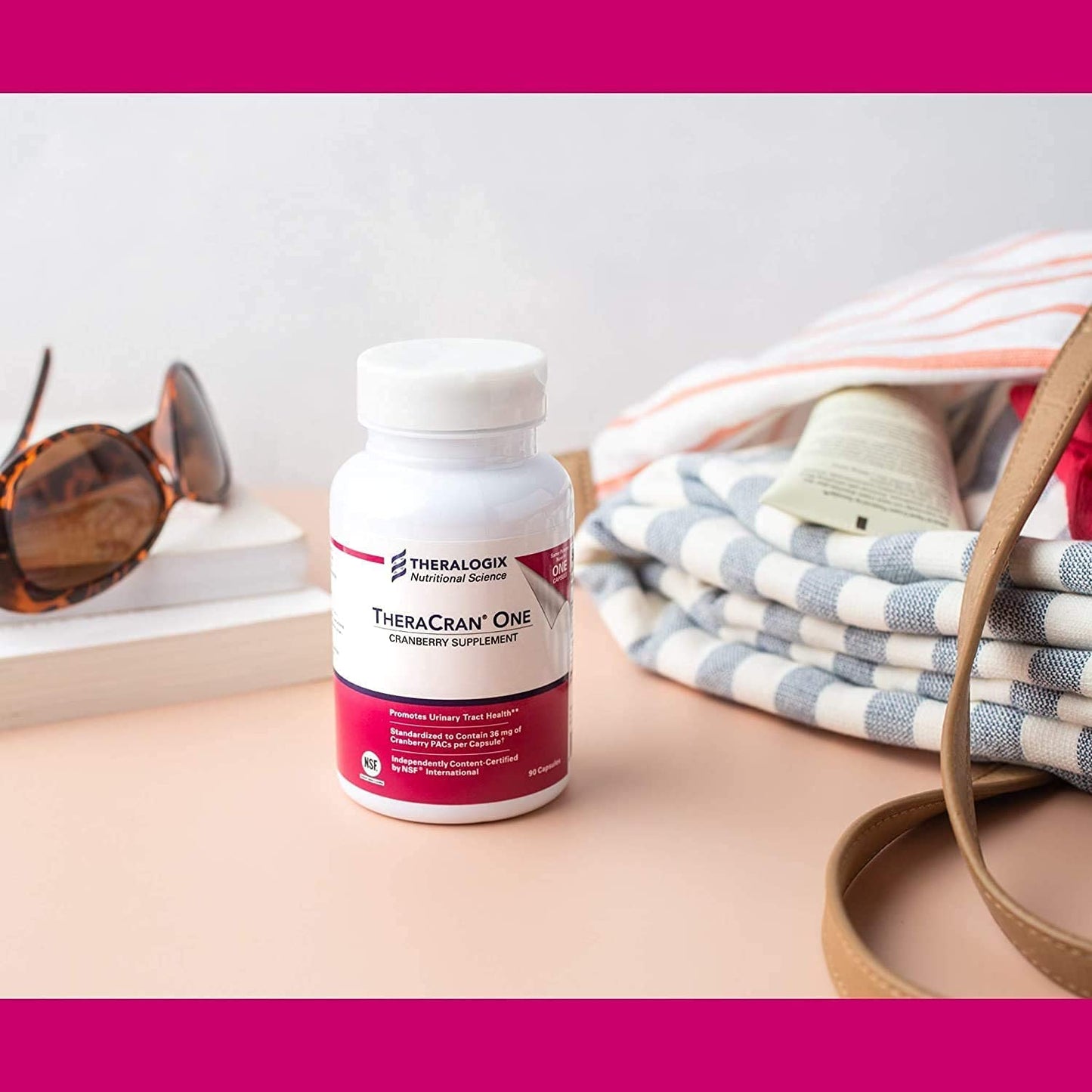 TheraCran One Cranberry Supplement | 36mg PACs Per Capsule | Cranberry Extract, Supports Urinary Tract Health | 90 Day Supply