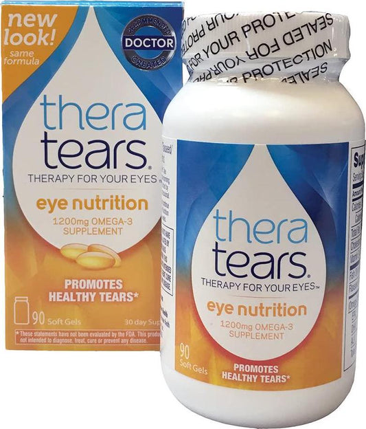 Theratears Nutrition 1200mg Omega-3 Supplement 90 Capsules (2 Pack)