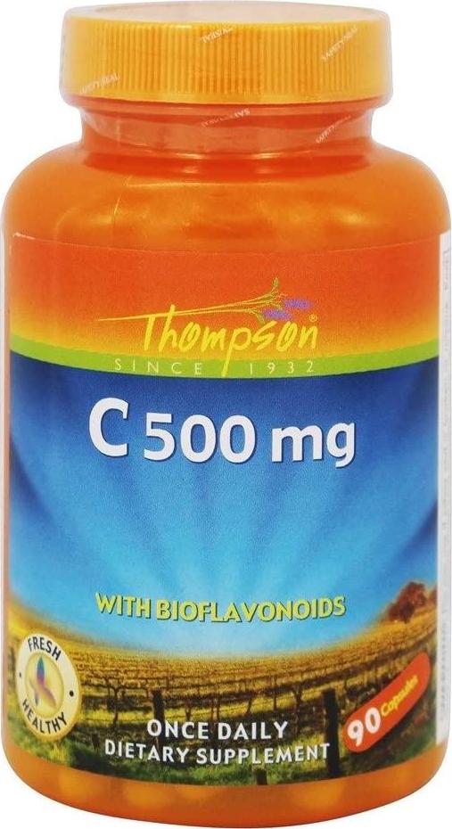 Thompson Vitamin C, Capsule (Btl-Plastic) 500mg 90ct