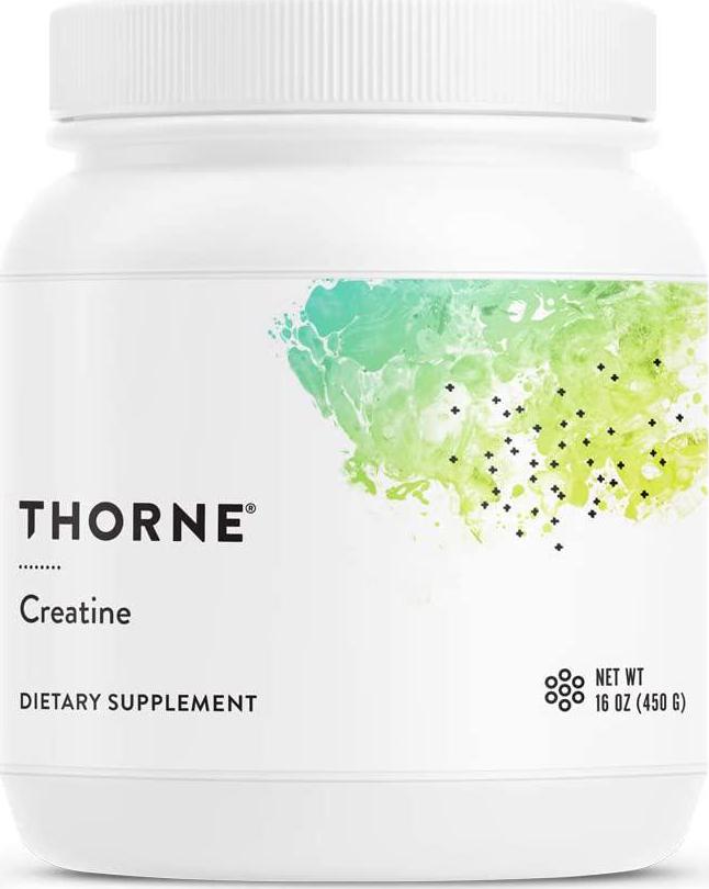 Thorne Creatine - Amino Acid Creatine Powder - Supports Muscle Performance, Cellular Energy Production and Cognitive Function - Gluten-Free - Unflavored - NSF Certified for Sport - 16 Oz - 90 Servings