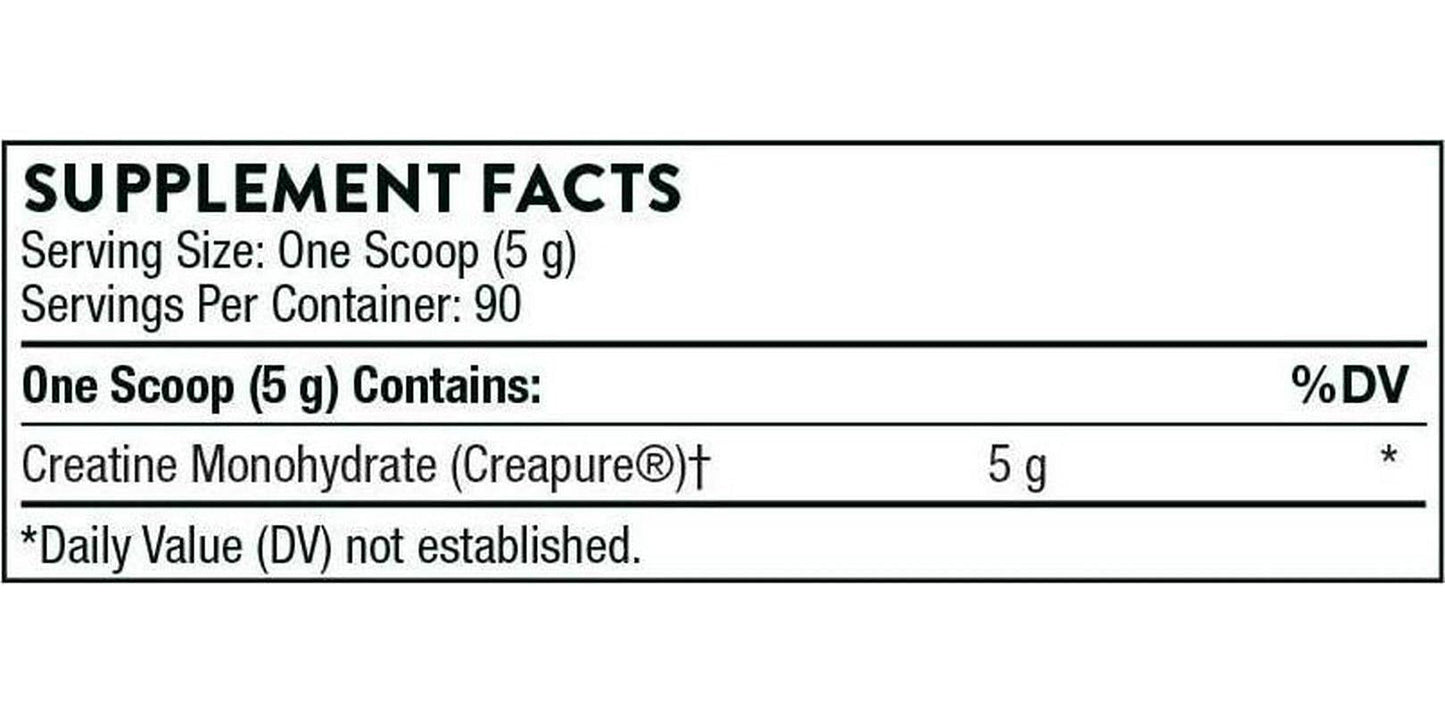 Thorne Creatine - Amino Acid Creatine Powder - Supports Muscle Performance, Cellular Energy Production and Cognitive Function - Gluten-Free - Unflavored - NSF Certified for Sport - 16 Oz - 90 Servings